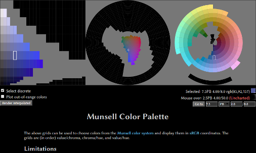 Preview of Munsell Color Palette